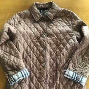 Burberry diamond quilted thermoregulated jacket.